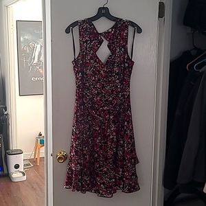 White House Black Market Floral A-Line Dress